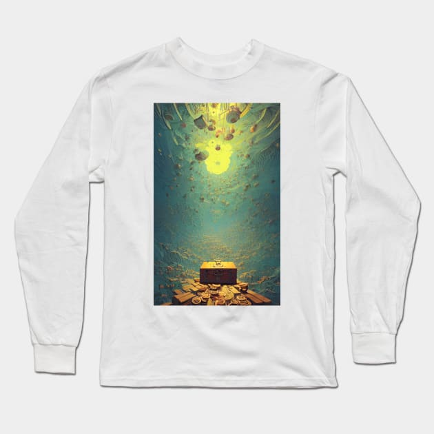 Sunken Treasure Long Sleeve T-Shirt by BryanWhipple